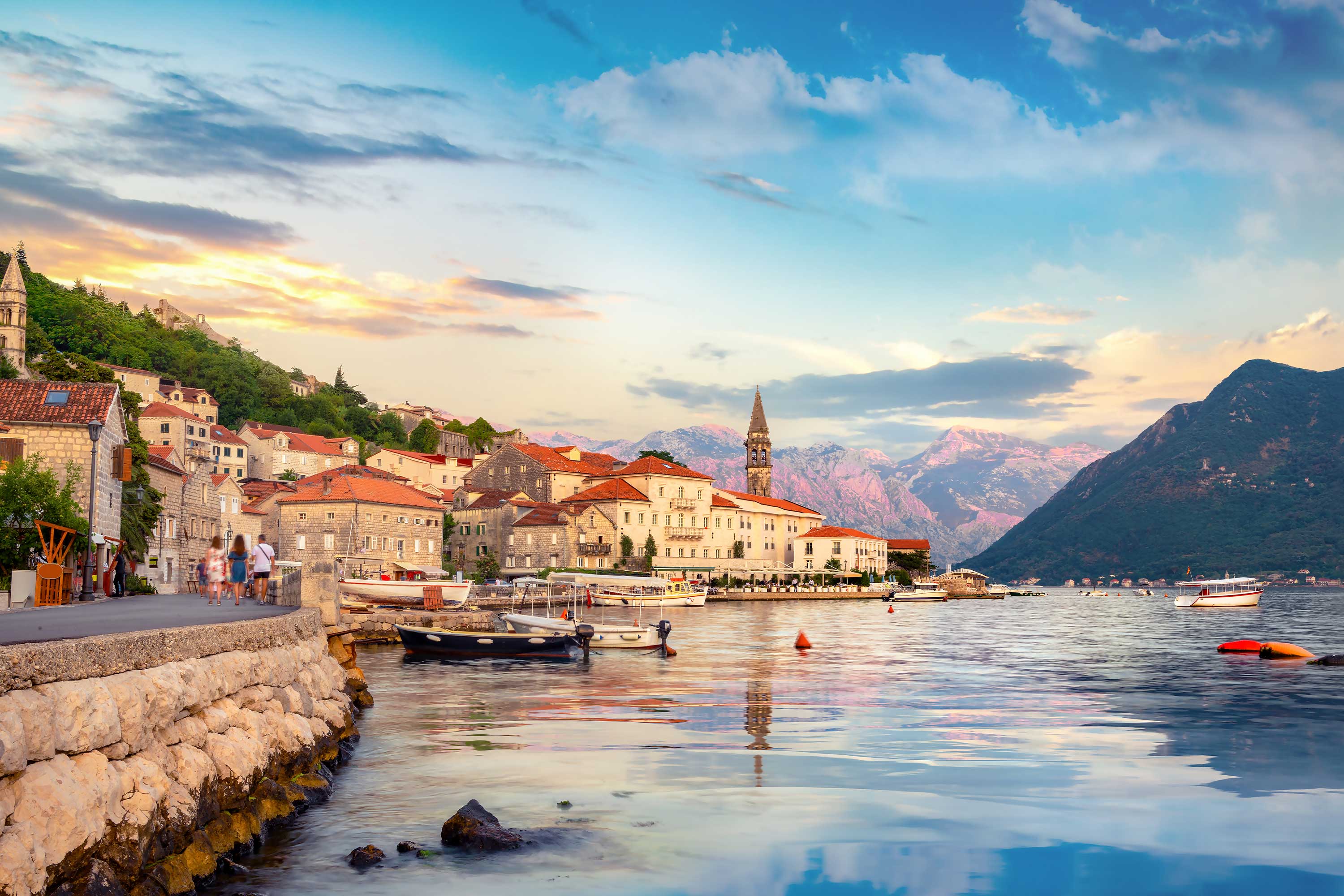 Perast Town, Montenegro